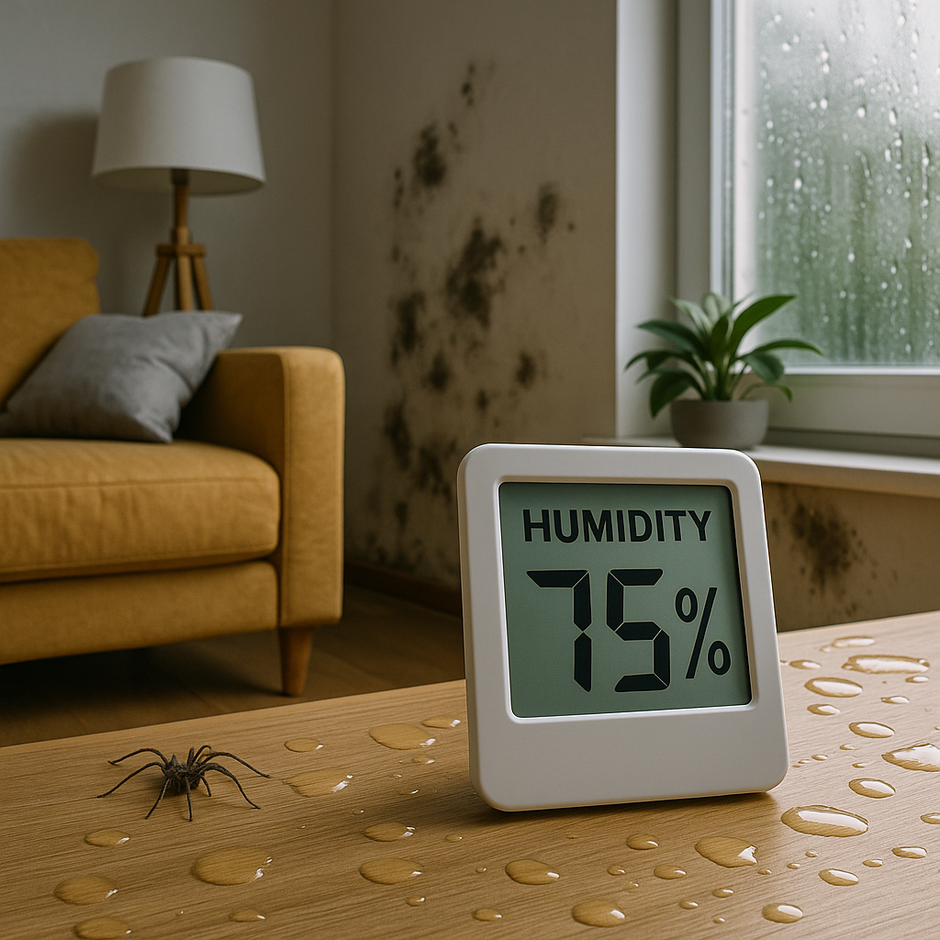 Warum Luftfeuchtigkeit Schädlinge fördert – und was du dagegen tun kannst