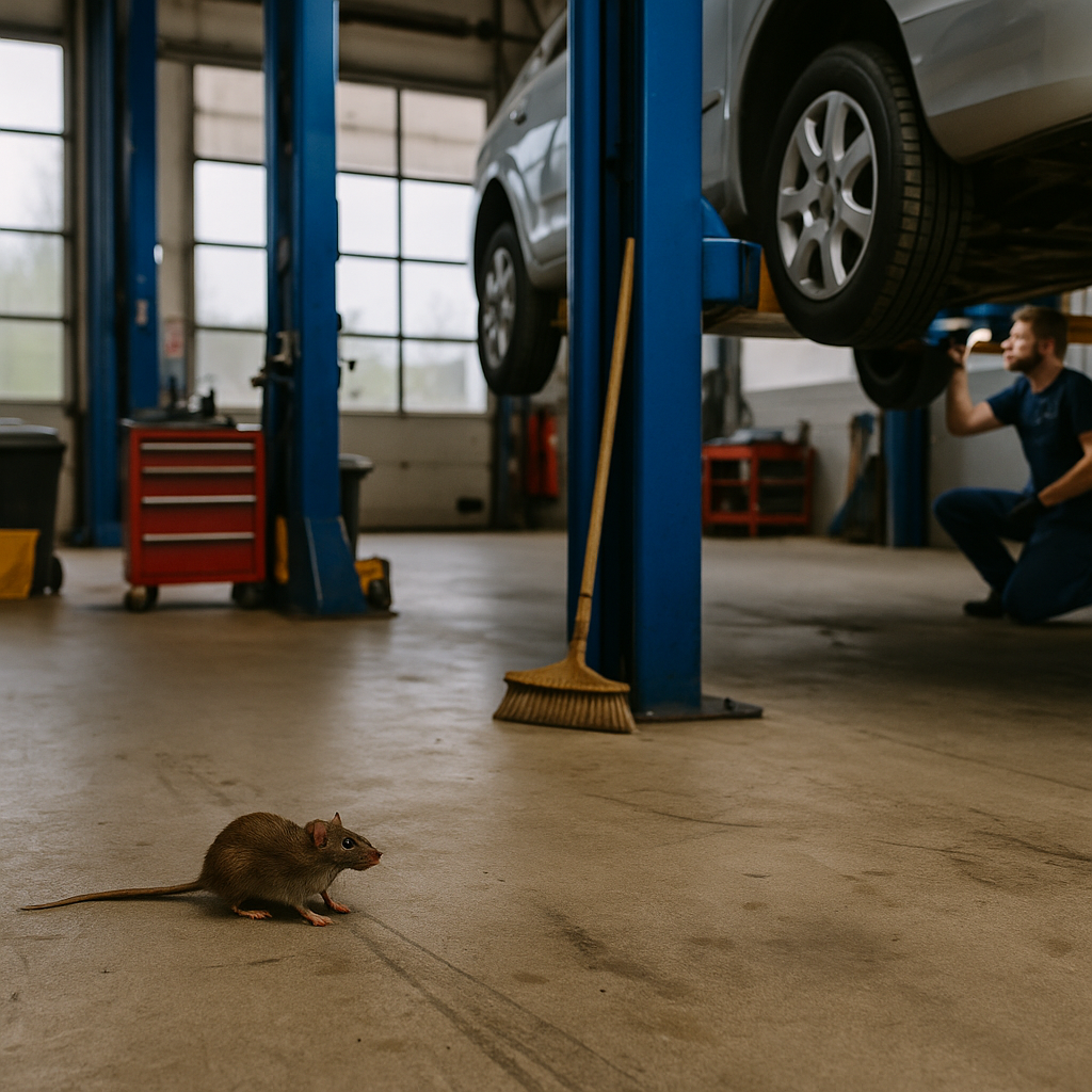 Schädlingsprävention für Kfz-Werkstätten: Die größten Risiken