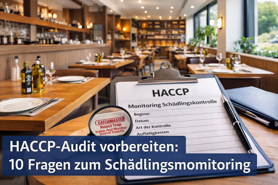HACCP-Audit vorbereiten: 10 Fragen zum Schädlingsmonitoring