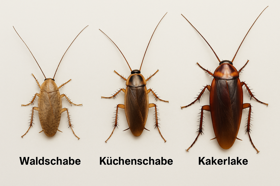 Küchenschabe, Kakerlake oder Waldschabe – so erkennst du den Unterschied
