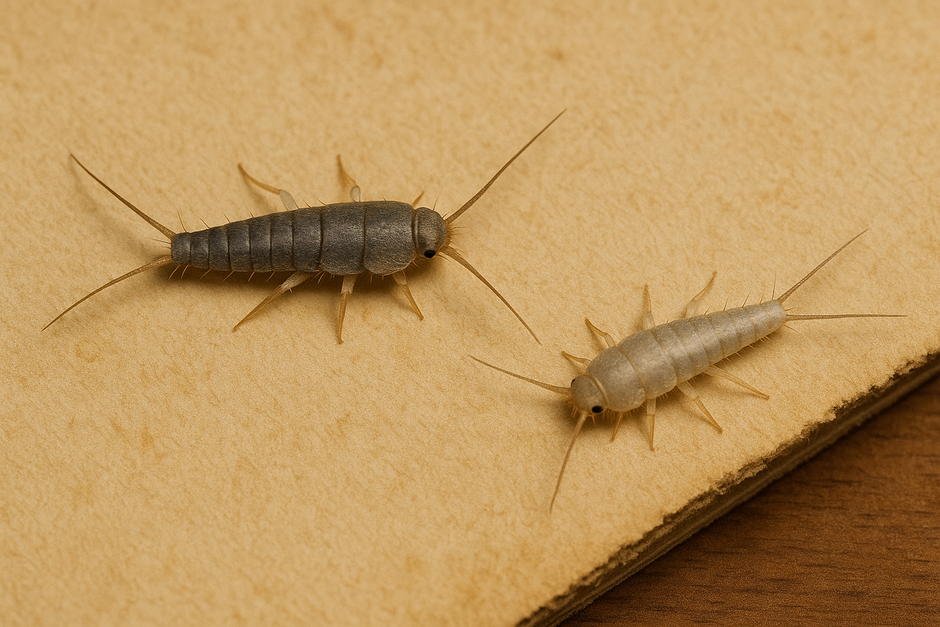 Silberfischchen und Papierfischchen