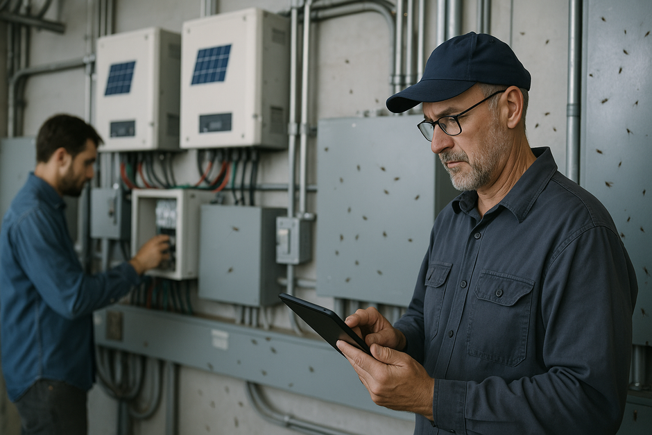 Insektenbefall in technischen Anlagen 