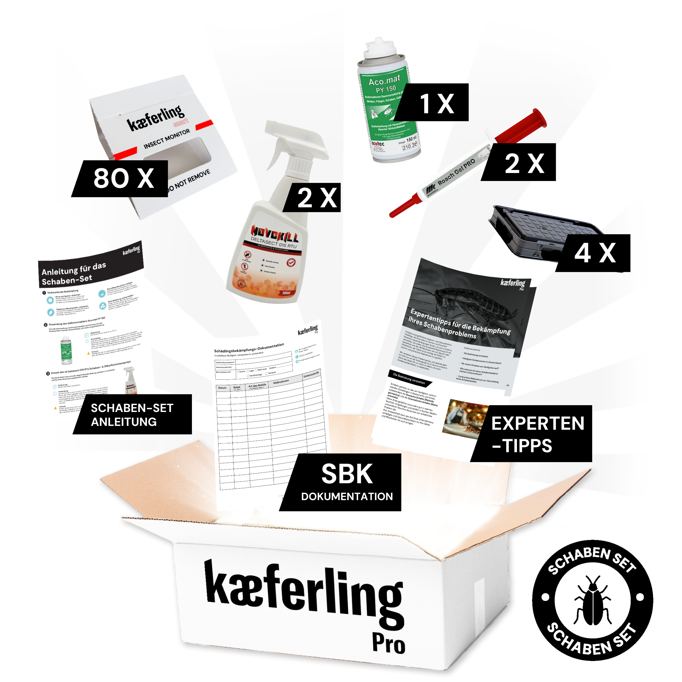 Kaeferling Pro set contra cucarachas (pequeño)