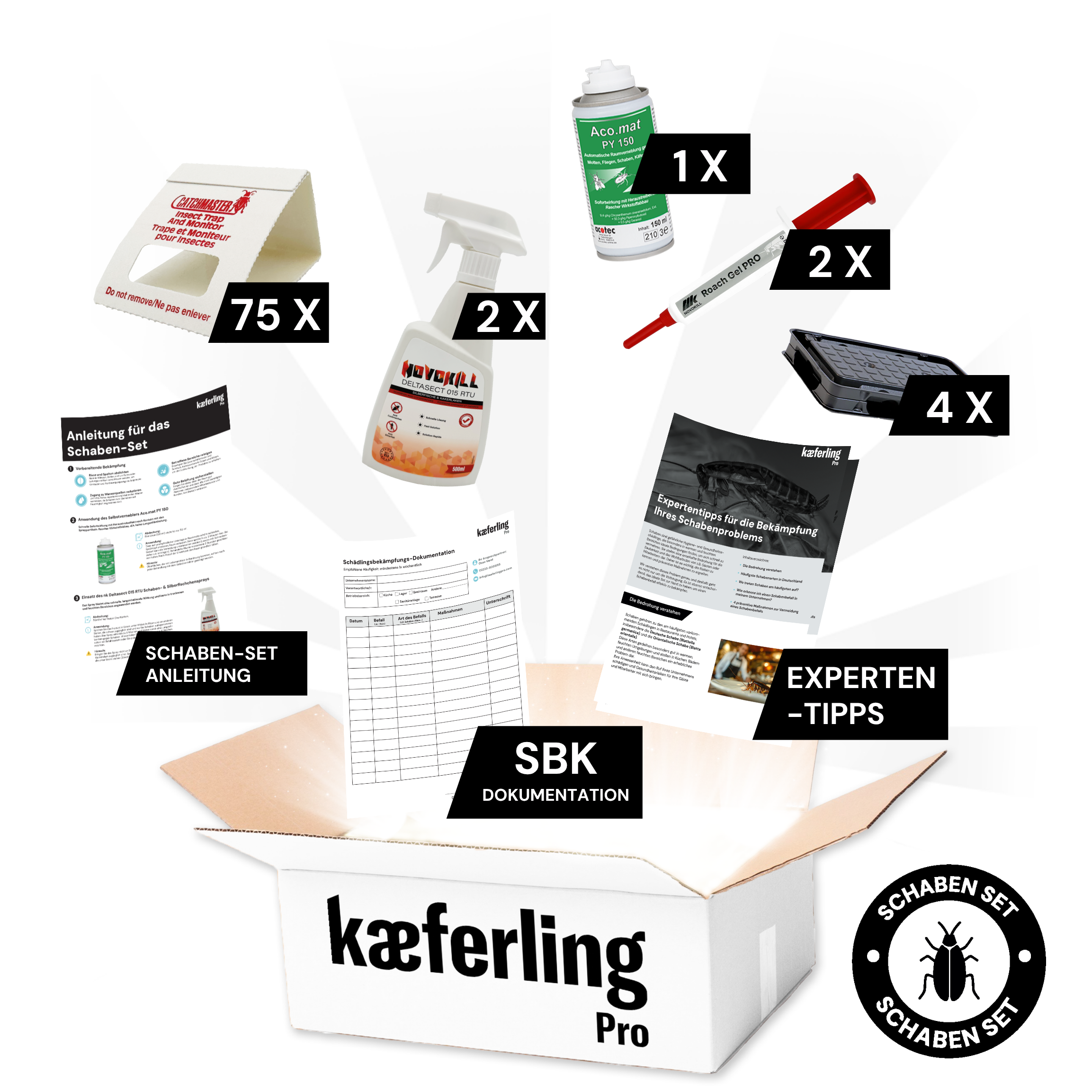 Kaeferling Pro set contra cucarachas (pequeño)