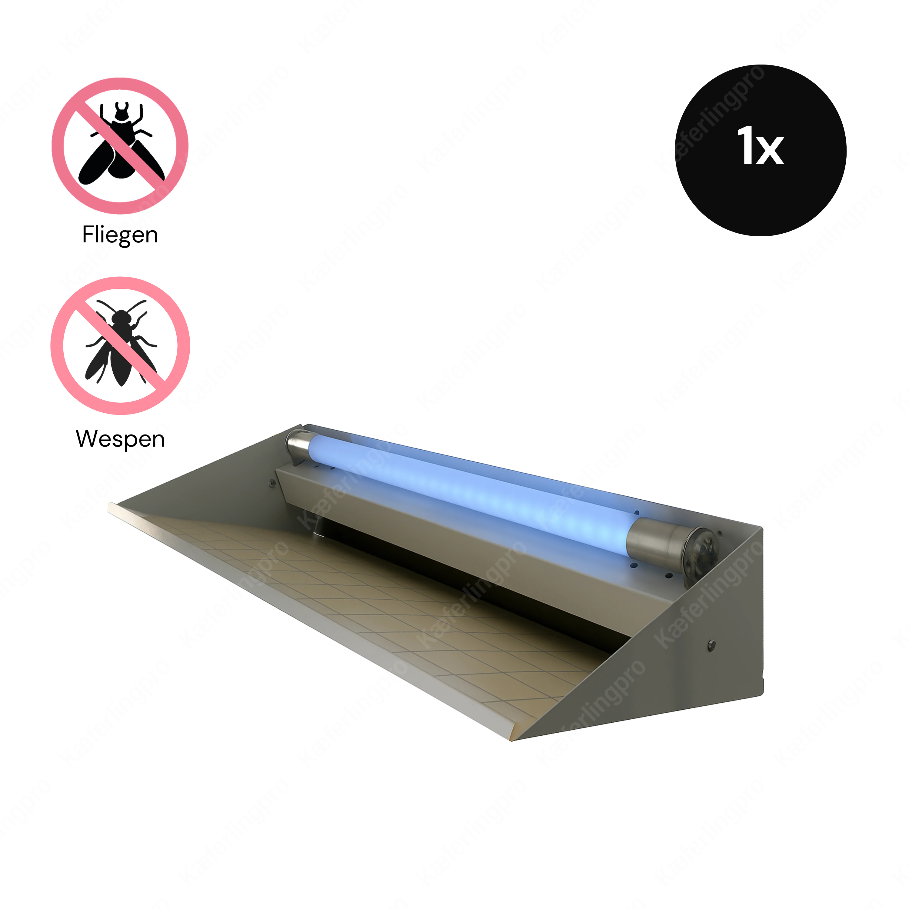 Dispositivo UV LED nk DECO 151 con protección contra roturas - blanco - 1 unidad