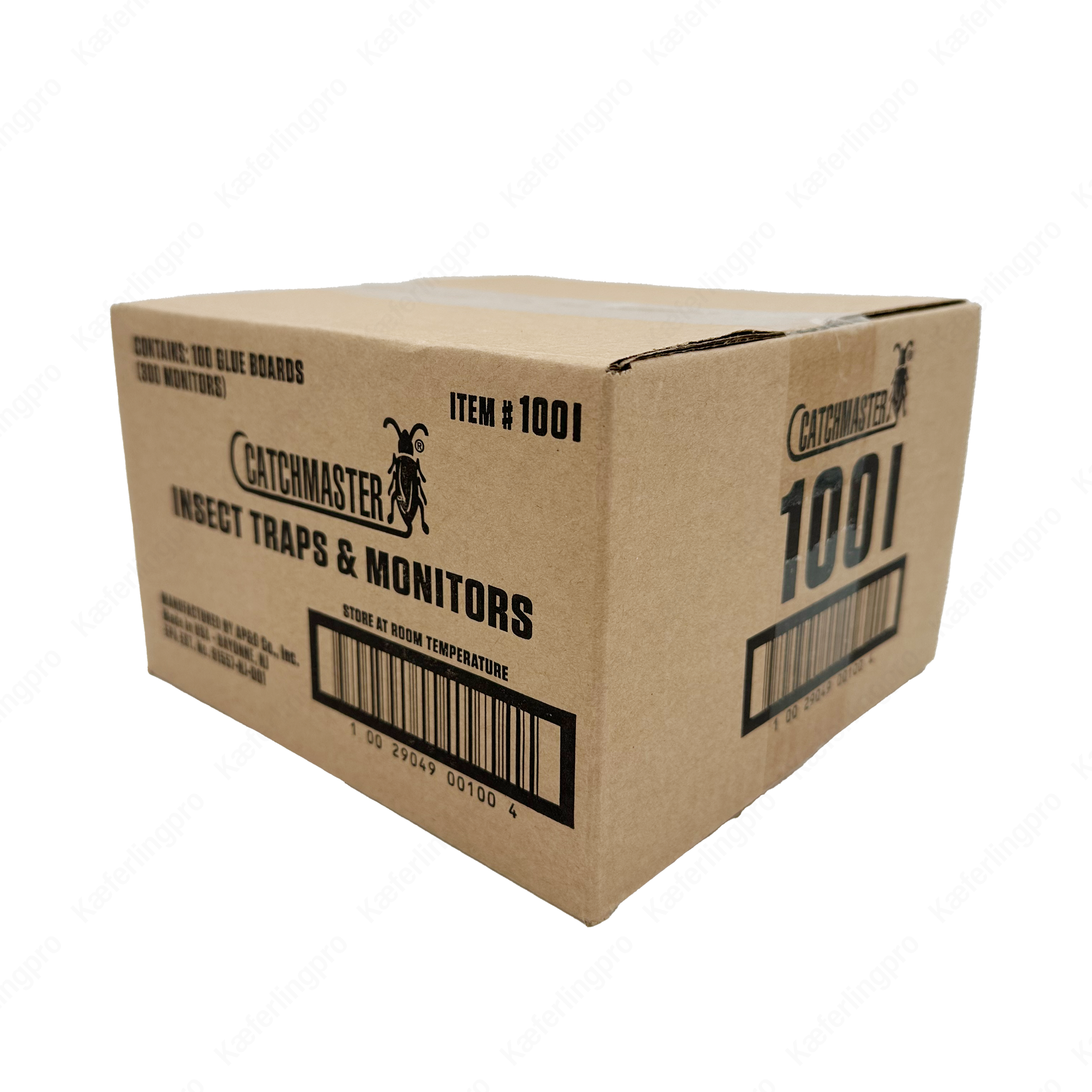 Catchmaster 100i Insect Trap & Monitors – 100 Klebebretter (300 Monitore) für die Schädlingsüberwachung von Schaben, Käfern und anderen kriechenden Insekten.