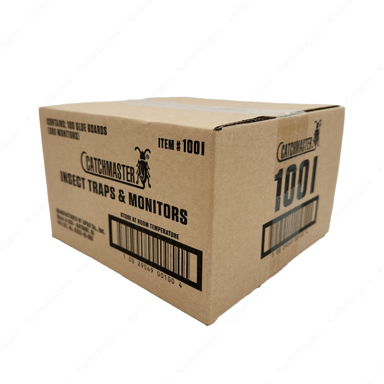 Catchmaster 100i Insect Trap & Monitors – 100 Klebebretter (300 Monitore) für die Schädlingsüberwachung von Schaben, Käfern und anderen kriechenden Insekten.