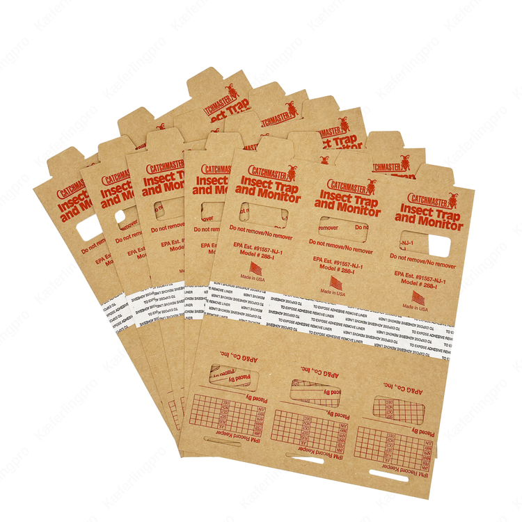 Catchmaster 288i Silberfischchenfalle – 216er-Set zur professionellen Bekämpfung von Silberfischchen & Papierfischchen in hygienischen Umgebungen