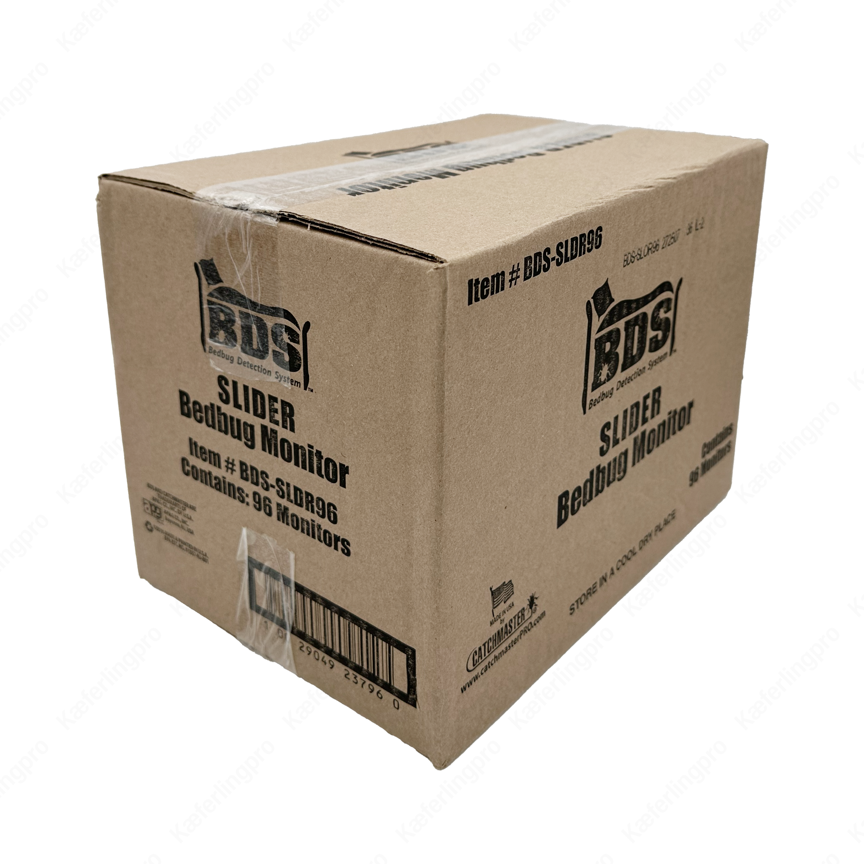 Der Catchmaster BDS Slider Bedbug Monitor im 96er Karton ist eine professionelle Lösung zur Befallskontrolle von Bettwanzen. Die flachen, diskreten Monitore lassen sich einfach in Hotels, Wohnungen oder öffentlichen Einrichtungen platzieren und bieten eine zuverlässige Überwachung. Ideal für Schädlingsbekämpfer und Prävention, ungiftig und sicher im Einsatz. Verpackt in einer stabilen Kartonbox für Großabnehmer und Profis.