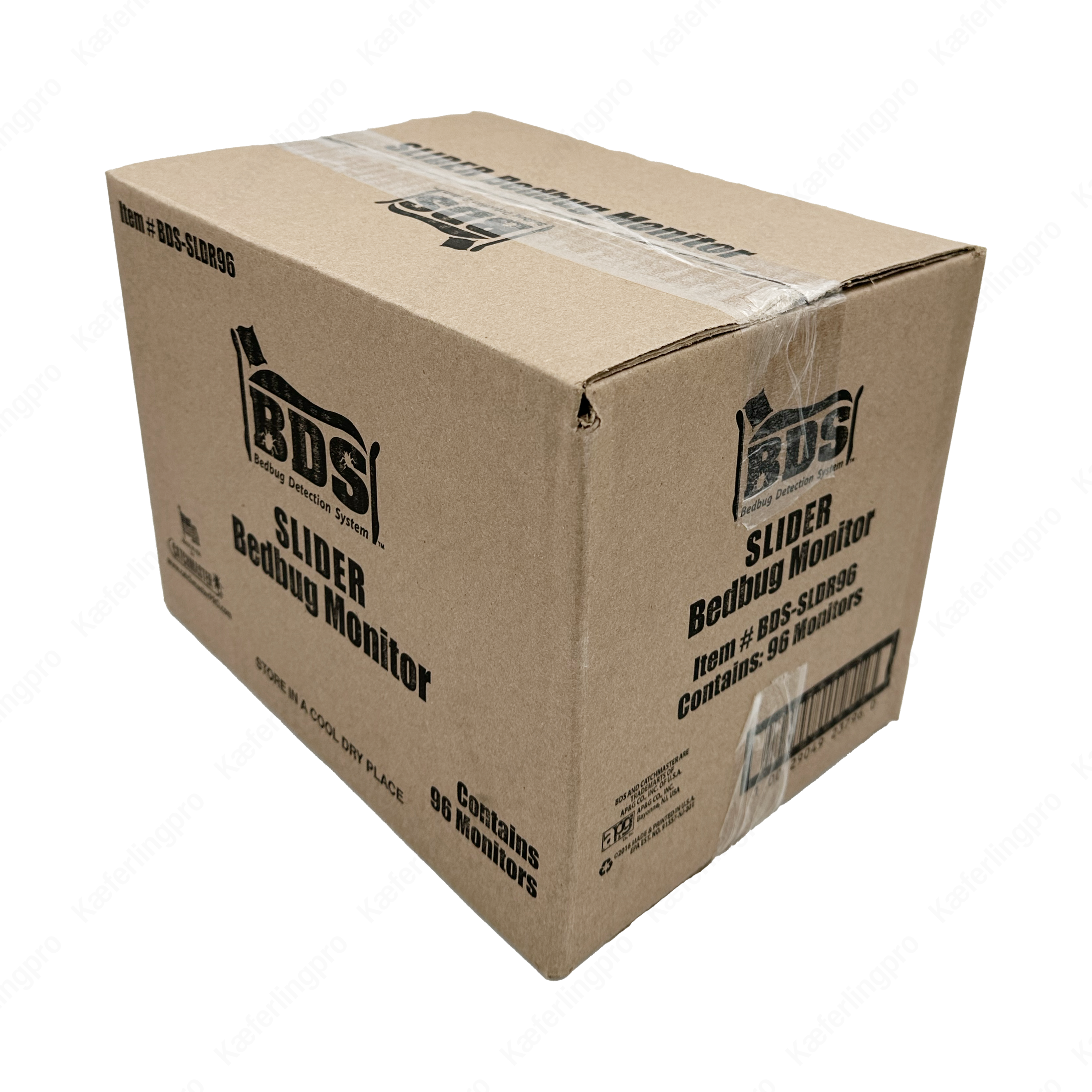 Der Catchmaster BDS Slider Bedbug Monitor (96 Stück) ist speziell für die zuverlässige Überwachung von Bettwanzen entwickelt. Die flachen, unauffälligen Monitore sind leicht zu platzieren und ermöglichen eine präzise Befallserkennung in Hotels, Wohnungen und öffentlichen Einrichtungen. Die Falle ist ungiftig, sicher und ideal für den professionellen Schädlingsbekämpfungseinsatz. Lieferung erfolgt im stabilen Karton mit 96 Monitoren für Großabnehmer.