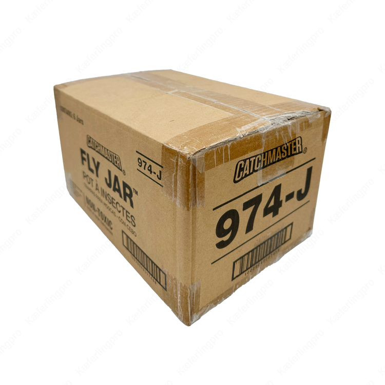 Der Catchmaster Fly Jar 974-J bietet eine einfache und wirksame Lösung zur Bekämpfung von Fliegen. Die ungiftige Falle mit integriertem Lockstoff zieht Fliegen zuverlässig an und fängt sie sicher. Geliefert im Karton mit 6 Stück, eignet sich das Set ideal für den Einsatz in Gärten, Ställen, Müllbereichen und Gastronomie. Dank unkomplizierter Handhabung ist der Fly Jar sowohl für private Haushalte als auch für den professionellen Gebrauch bestens geeignet.