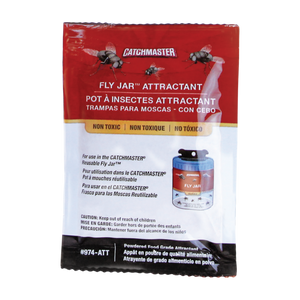 Catchmaster Lockstoff – Nachfüllköder für Fliegenfallen zur effektiven Fliegenbekämpfung im Außenbereich. 24 Stück, lange Wirkungsdauer, Made in USA