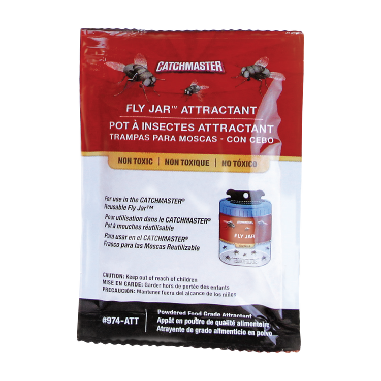 Catchmaster Lockstoff – Nachfüllköder für Fliegenfallen zur effektiven Fliegenbekämpfung im Außenbereich. 24 Stück, lange Wirkungsdauer, Made in USA