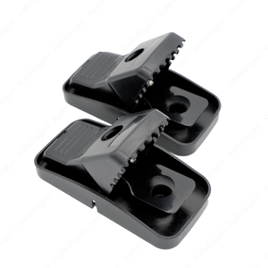 Catchmaster Mausefallen – 2 Stück stabile Schlagfallen aus Kunststoff in geöffneter Position. Wiederverwendbar, effizient und ideal für den professionellen Einsatz gegen Mäuse.