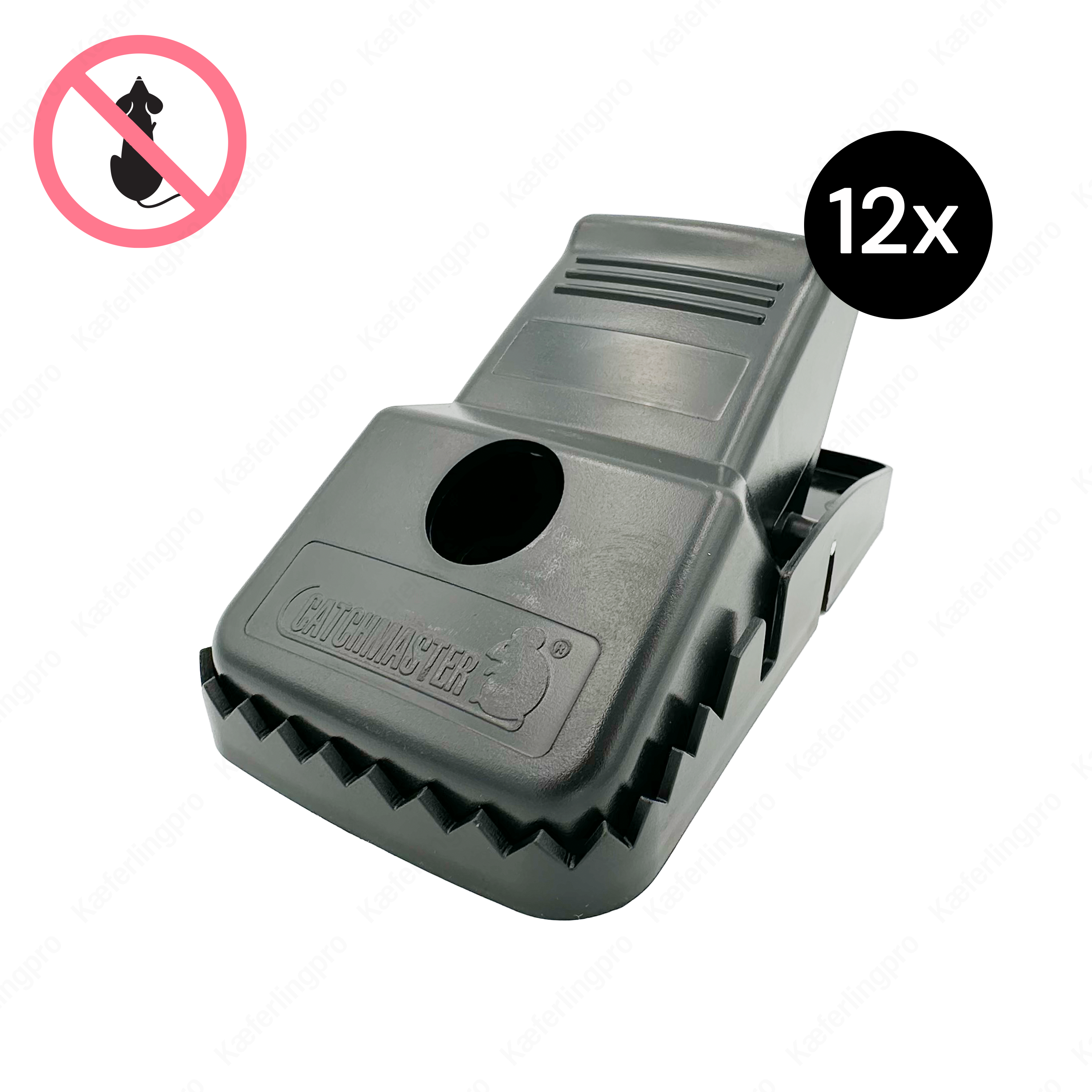 Die Catchmaster Schlagfallen gegen Ratten bieten eine effektive und zuverlässige Lösung zur Schädlingsbekämpfung. Im 12er-Pack geliefert, sind die Fallen besonders stabil, langlebig und wiederverwendbar. Dank ihres starken Schlagmechanismus sorgen sie für eine sofortige Wirkung und ermöglichen eine hygienische Handhabung ohne direkten Kontakt mit dem Tier. Ideal für den Einsatz in Haushalten, Lagern, Betrieben oder der professionellen Schädlingsbekämpfung.