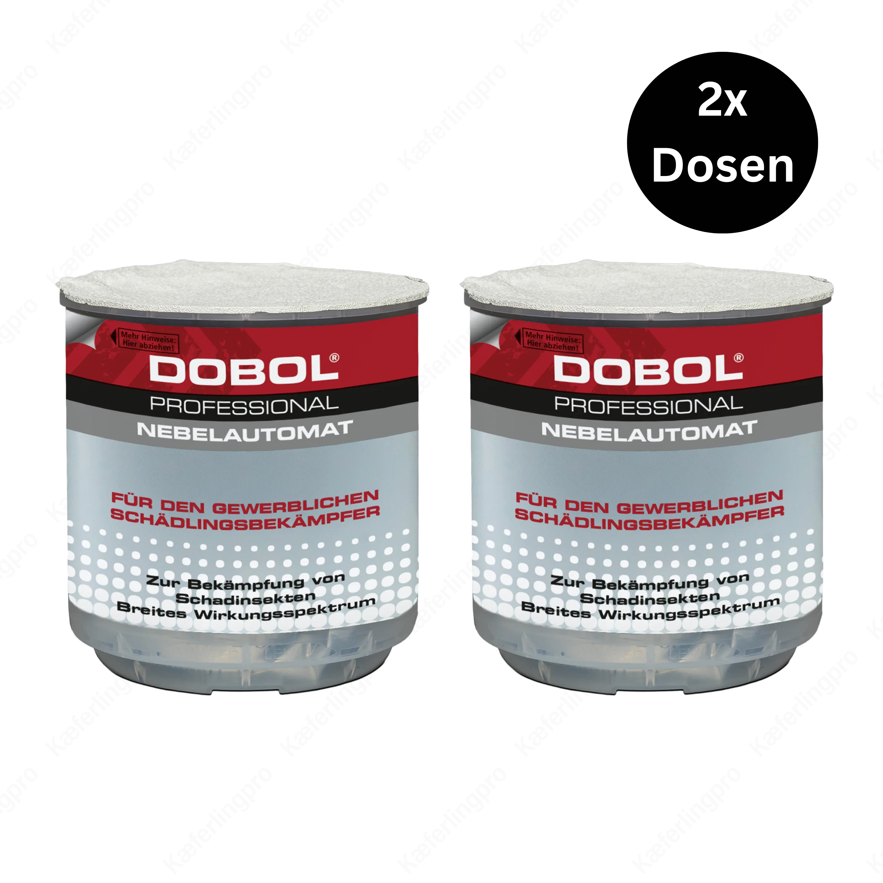 DOBOL Rauch-Nebelautomat – 2 botes de 20 g – Insecticida contra infestaciones de insectos en interiores
