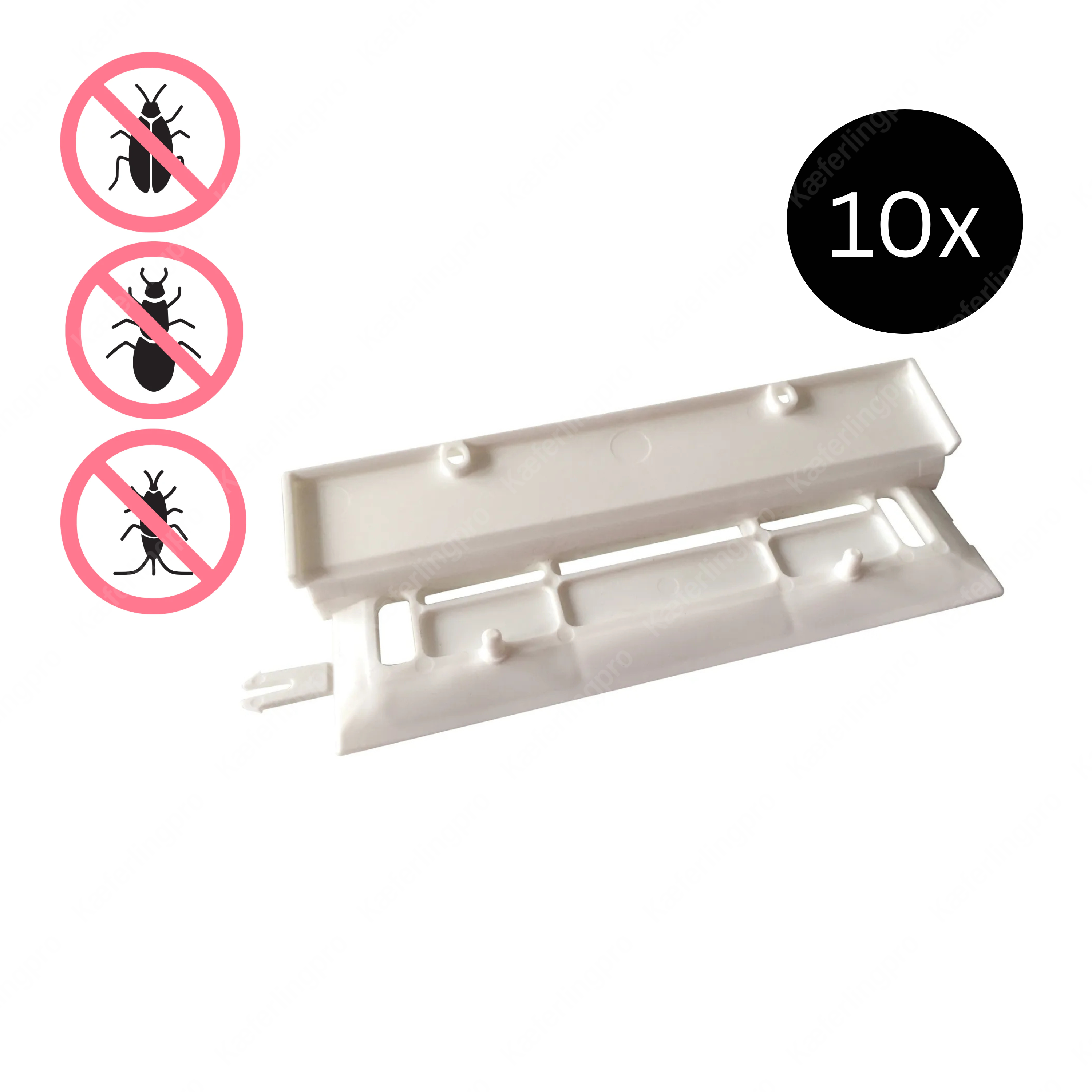 Tira de cebo en gel ESCA-BAR blanca - apta para todos los geles - 10 piezas