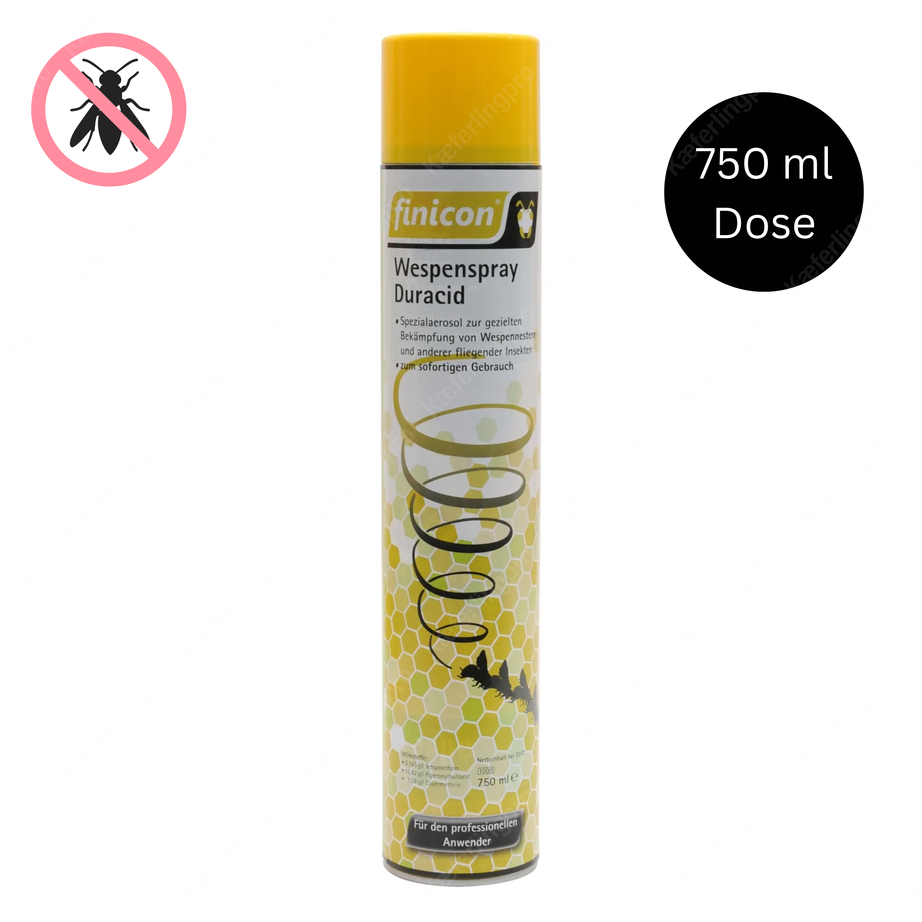 finicon® Duracid Spray para avispas - Lata de 750 ml