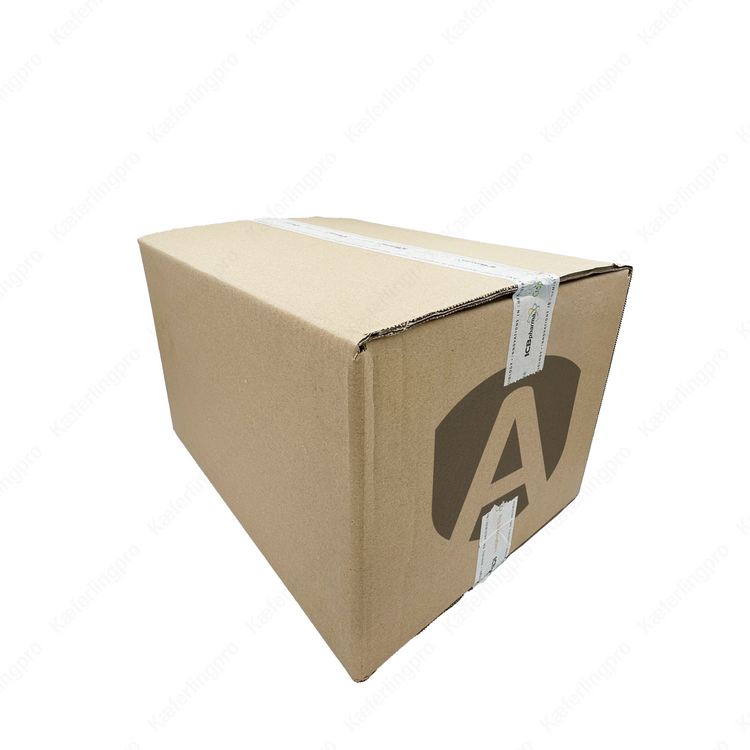 In diesem Video sieht man den seitlich aufgenommenen Allergoff Versandkarton mit dem markanten A-Logo. Das Sicherheitssiegel auf dem Karton schützt den Inhalt zuverlässig und zeigt, dass die Lieferung authentisch und unversehrt beim Kunden ankommt.