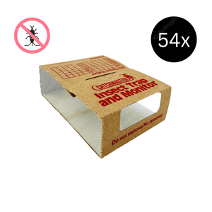 Monitorfallen-Set mit 54 Stück zur sicheren Erkennung und Bekämpfung von Silberfischchen und Papierfischchen. Effektive Schädlingsüberwachung für Wohnräume, Lagerräume, Bibliotheken, Archive und andere sensible Bereiche.
