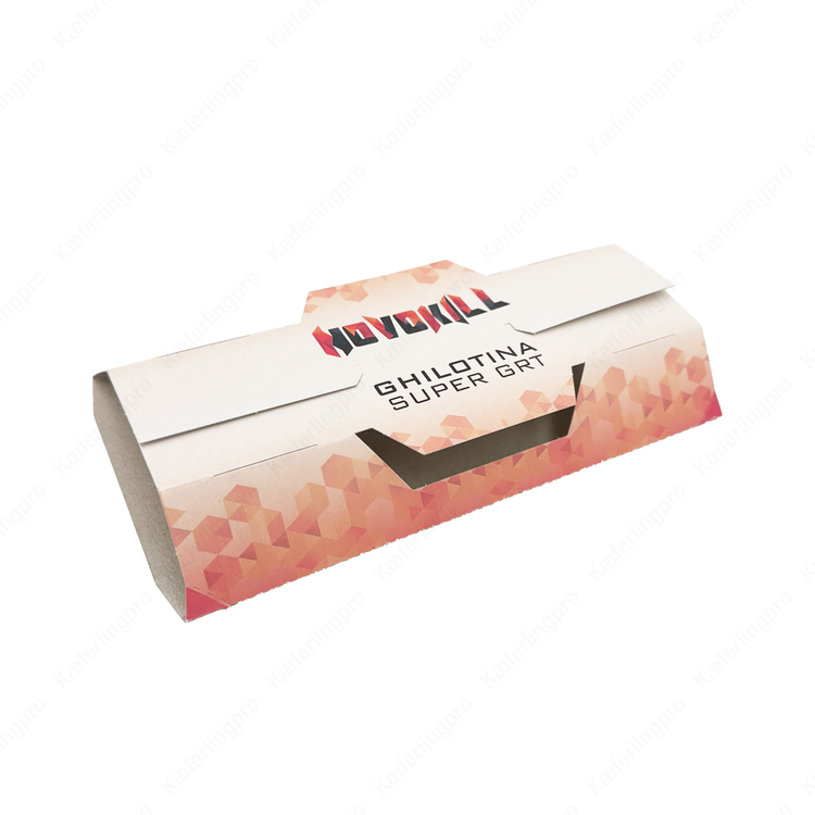 Novokill Ghilotina Super GRT – ungiftige Monitorfalle zur Befallskontrolle von Schaben und kriechenden Insekten. Praktische Klebefalle aus Karton für den Einsatz in Küchen, Gastronomie, Hotels, Lagern und Lebensmittelbetrieben.