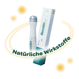 Recotin Roll-On – natürliche Inhaltsstoffe zur schnellen Linderung bei Insektenstichen. Kühlt, beruhigt & dermatologisch getestet für sensible Haut.