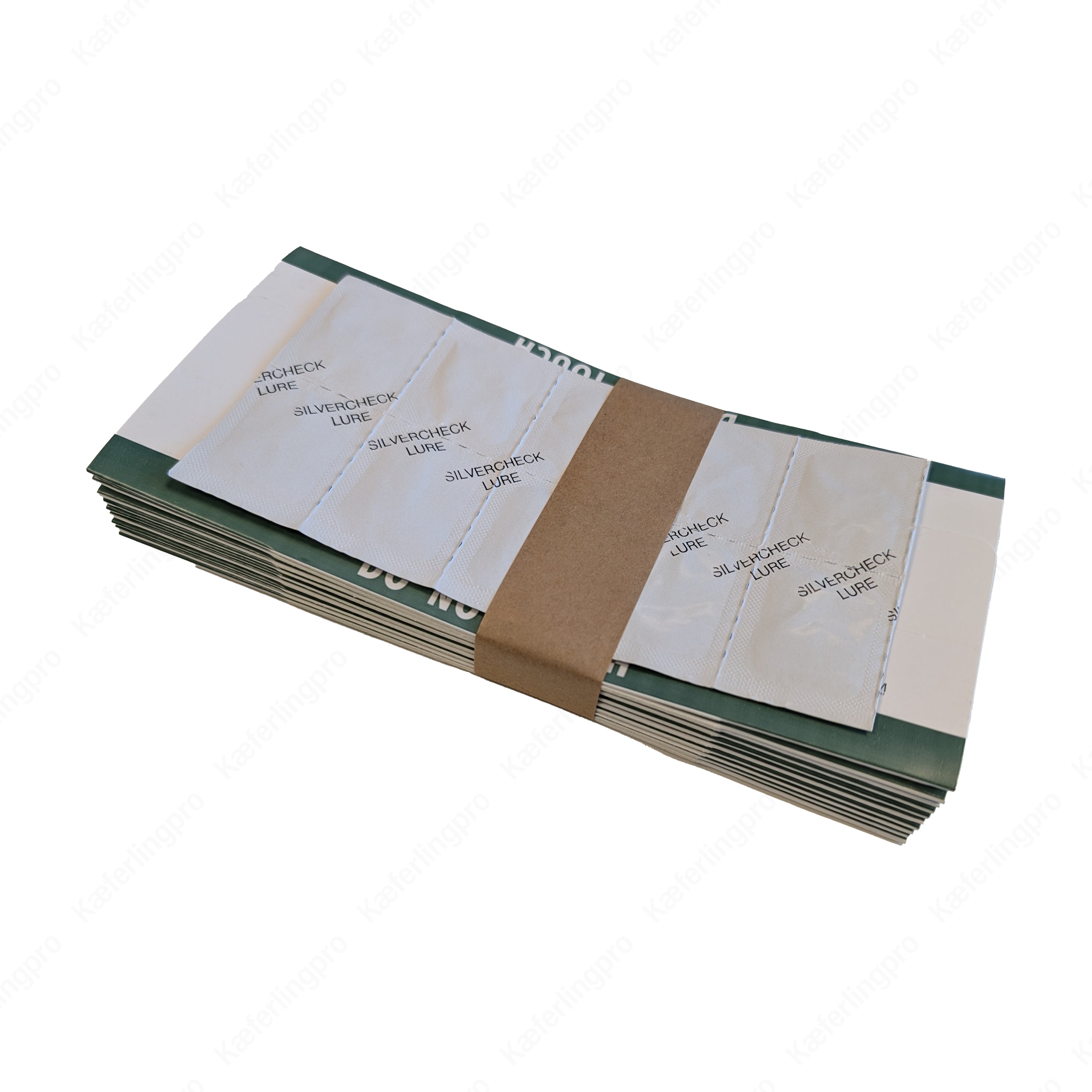 Silvercheck Monitorfalle – 10 diskrete Klebefallen mit Lockstoff zur Überwachung und Bekämpfung von Silberfischchen & Papierfischchen

