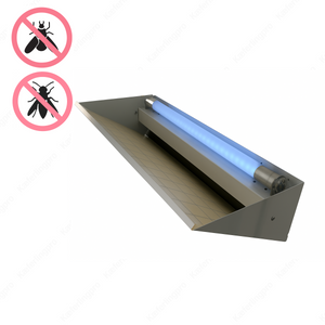 UV-Lichtfalle in Grün-Weiß zur professionellen Schädlingsbekämpfung. Effektives UV-Gerät zum Anlocken und Fangen von Fluginsekten wie Fliegen, Mücken und Motten. Ideal für Küchen, Gastronomie, Hotels, Lebensmittelbetriebe und hygienische Innenräume.
