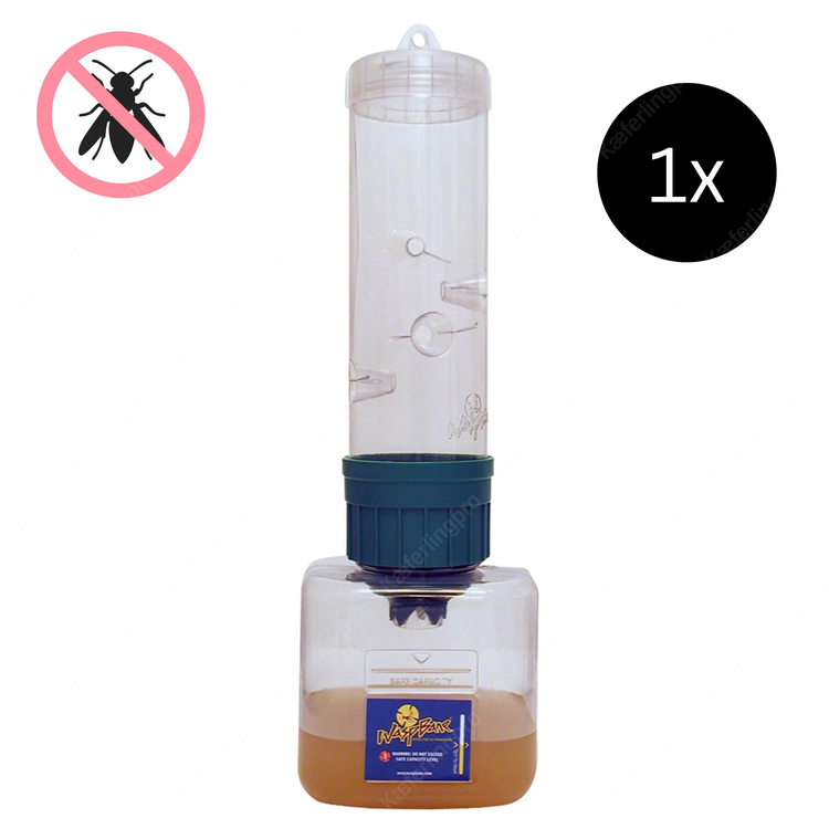 WaspBane Wespenfalle – UV-beständige Profi-Falle mit Lockstoff für giftfreie Wespenkontrolle im Außenbereich, ideal für Gastronomie, Gärten & Imker