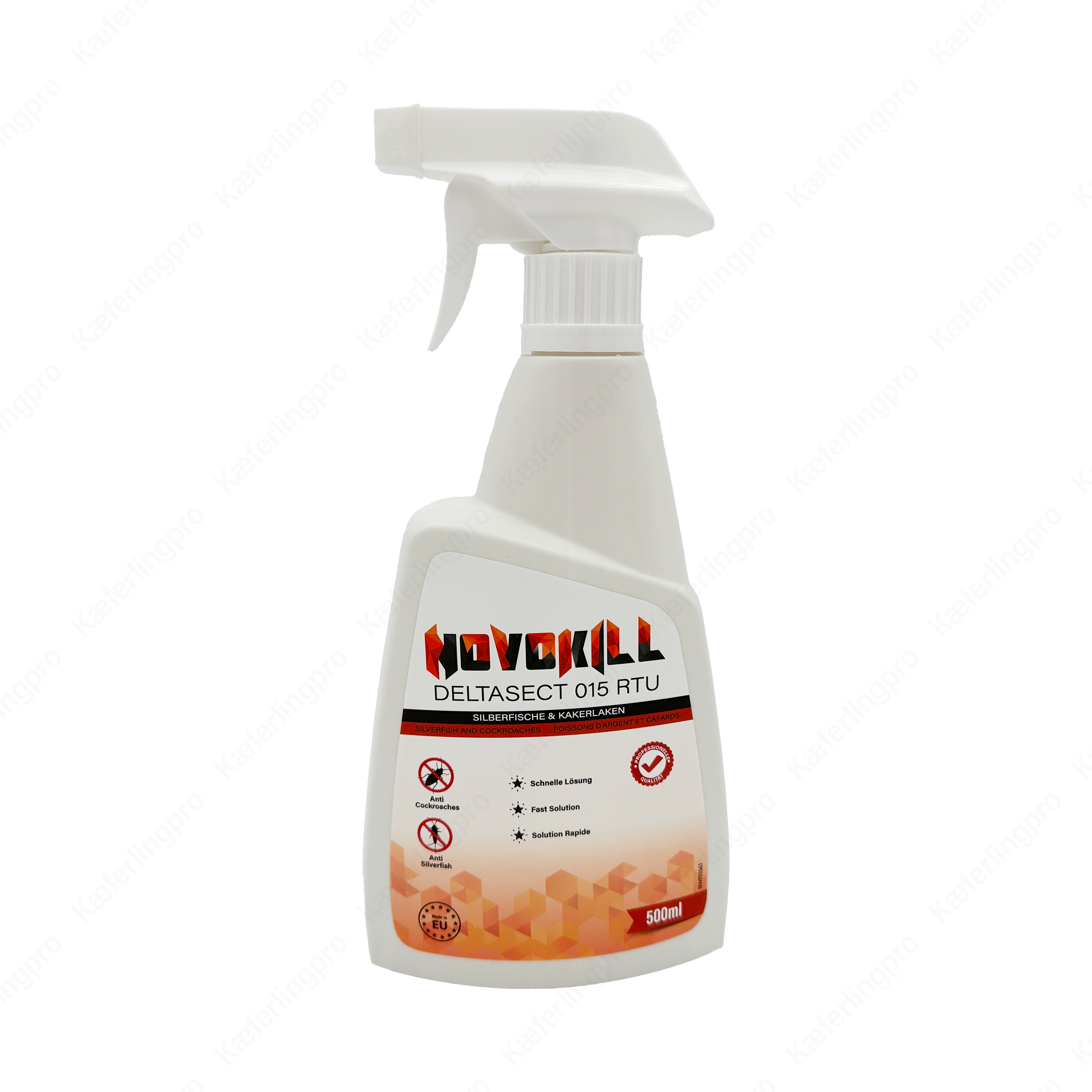 nk Deltasect 015 RTU Silberfischchenspray gegen Silberfischchen, 500 ml Sprühflasche, 6er-Pack